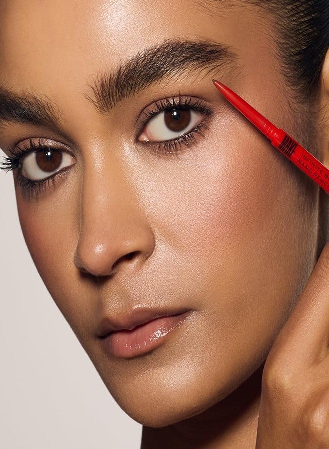 MAKE Beauty Nano Brow, Micro Eyebrow Pencil. Long-Lasting Smudgeproof Eye Brow Makeup for Hairlike Lines. Precision Liner for Natural-Looking Eyebrows - Shade, Cool Brown - Image 2